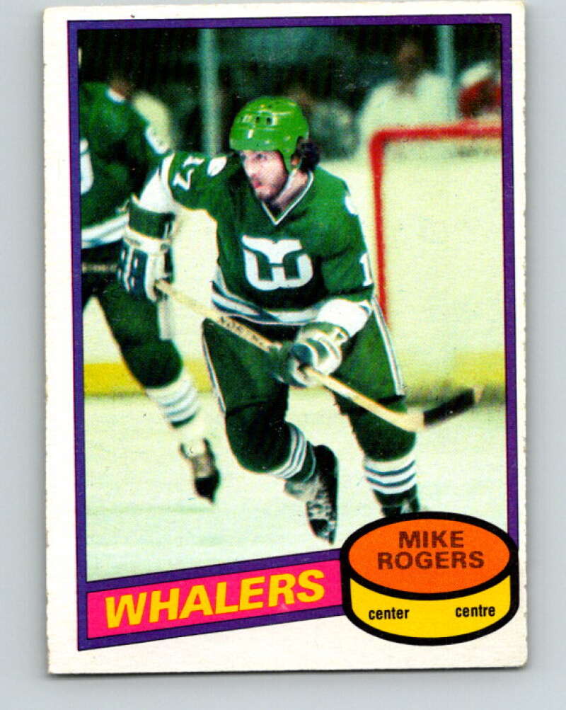 1980-81 O-Pee-Chee #143 Mike Rogers  Hartford Whalers  V38449