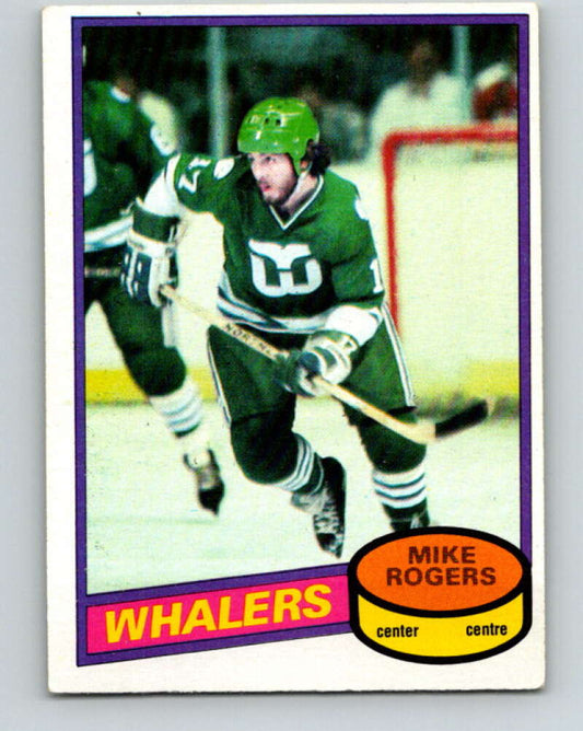 1980-81 O-Pee-Chee #143 Mike Rogers  Hartford Whalers  V38451