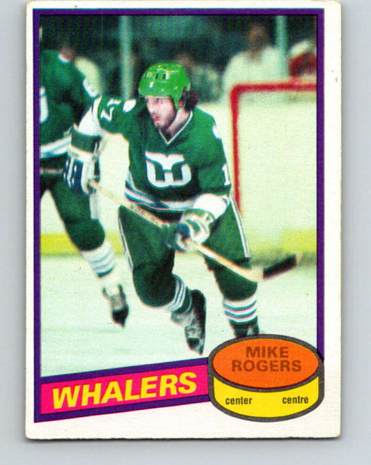 1980-81 O-Pee-Chee #143 Mike Rogers  Hartford Whalers  V38454