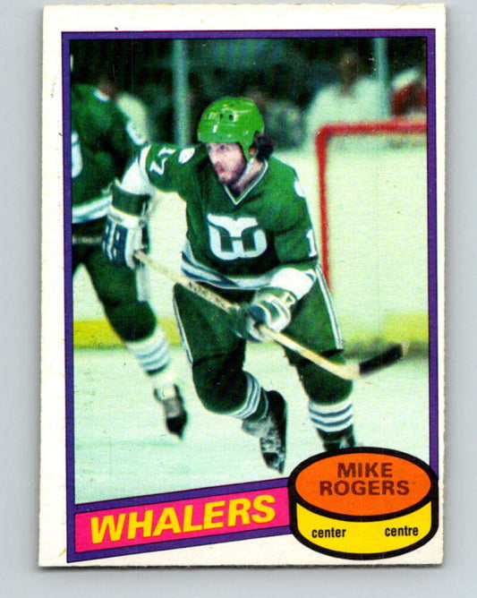 1980-81 O-Pee-Chee #143 Mike Rogers  Hartford Whalers  V38455
