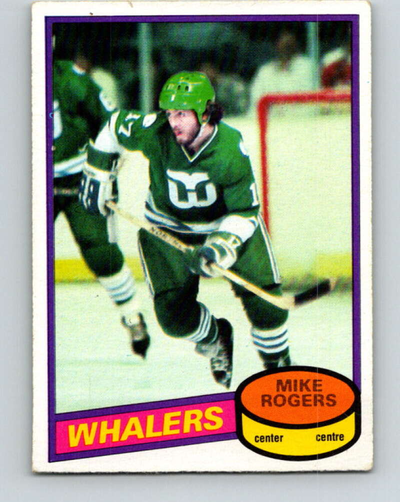 1980-81 O-Pee-Chee #143 Mike Rogers  Hartford Whalers  V38456