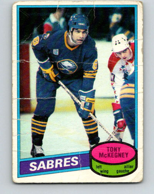 1980-81 O-Pee-Chee #144 Tony McKegney  RC Rookie Buffalo Sabres  V38459