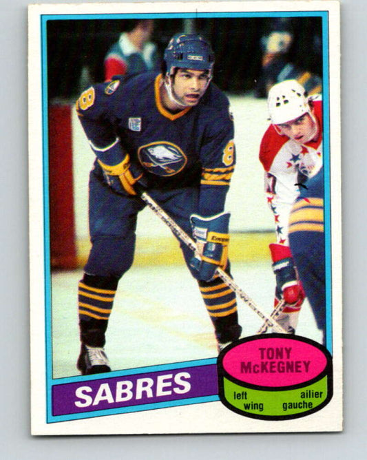 1980-81 O-Pee-Chee #144 Tony McKegney  RC Rookie Buffalo Sabres  V38460