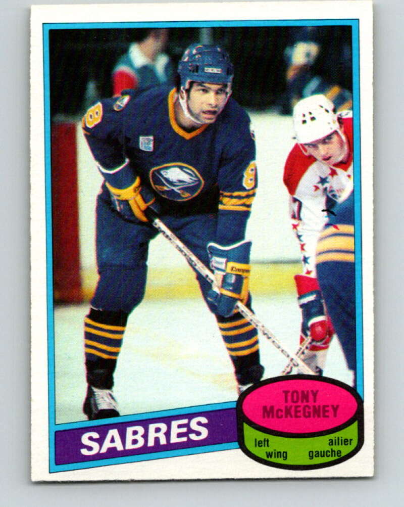 1980-81 O-Pee-Chee #144 Tony McKegney  RC Rookie Buffalo Sabres  V38462