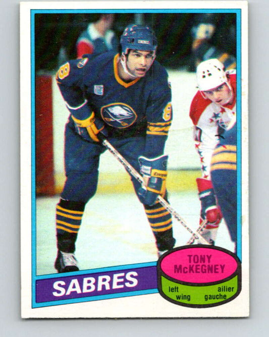 1980-81 O-Pee-Chee #144 Tony McKegney  RC Rookie Buffalo Sabres  V38463