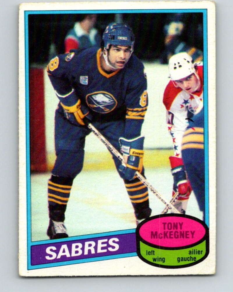 1980-81 O-Pee-Chee #144 Tony McKegney  RC Rookie Buffalo Sabres  V38464