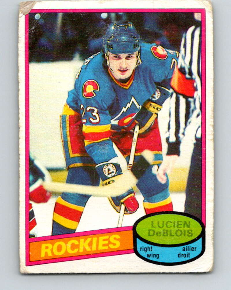 1980-81 O-Pee-Chee #146 Lucien DeBlois  Colorado Rockies  V38480