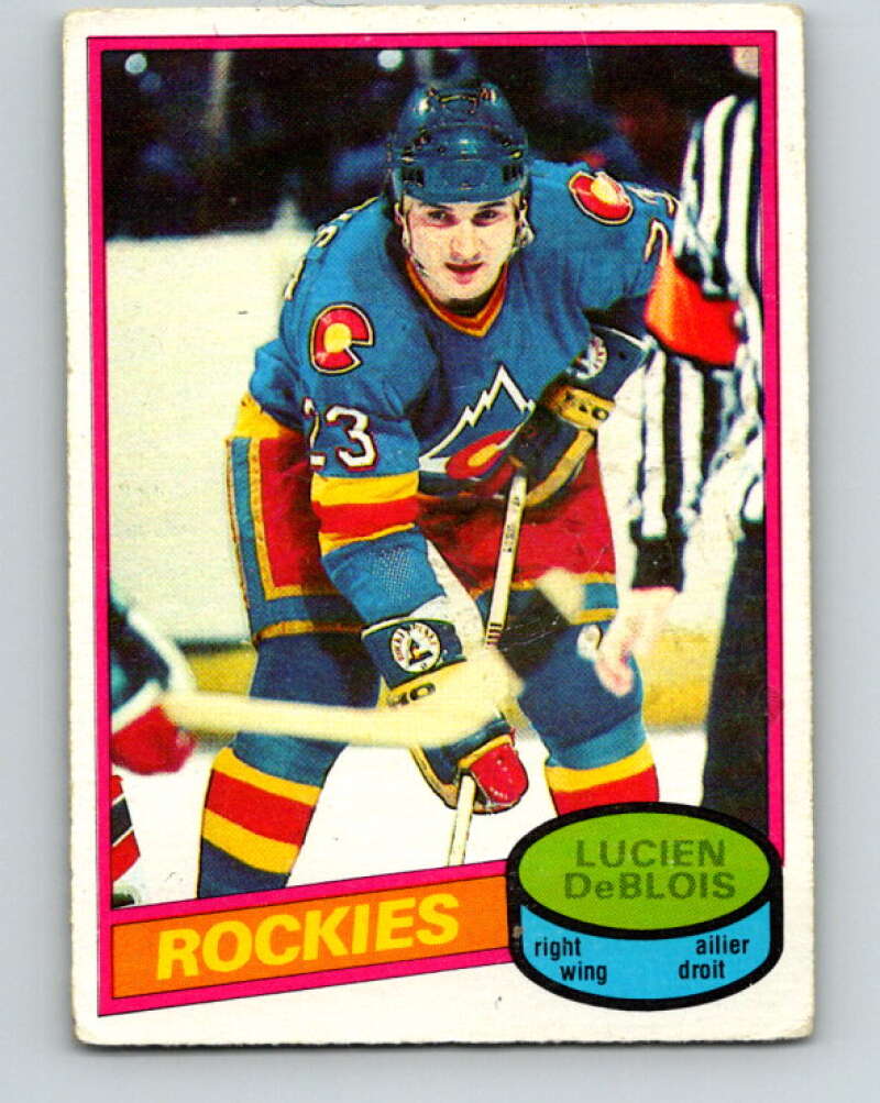 1980-81 O-Pee-Chee #146 Lucien DeBlois  Colorado Rockies  V38481