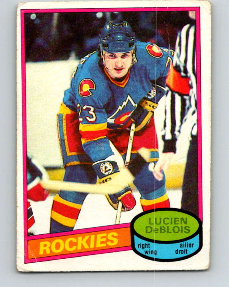 1980-81 O-Pee-Chee #146 Lucien DeBlois  Colorado Rockies  V38482
