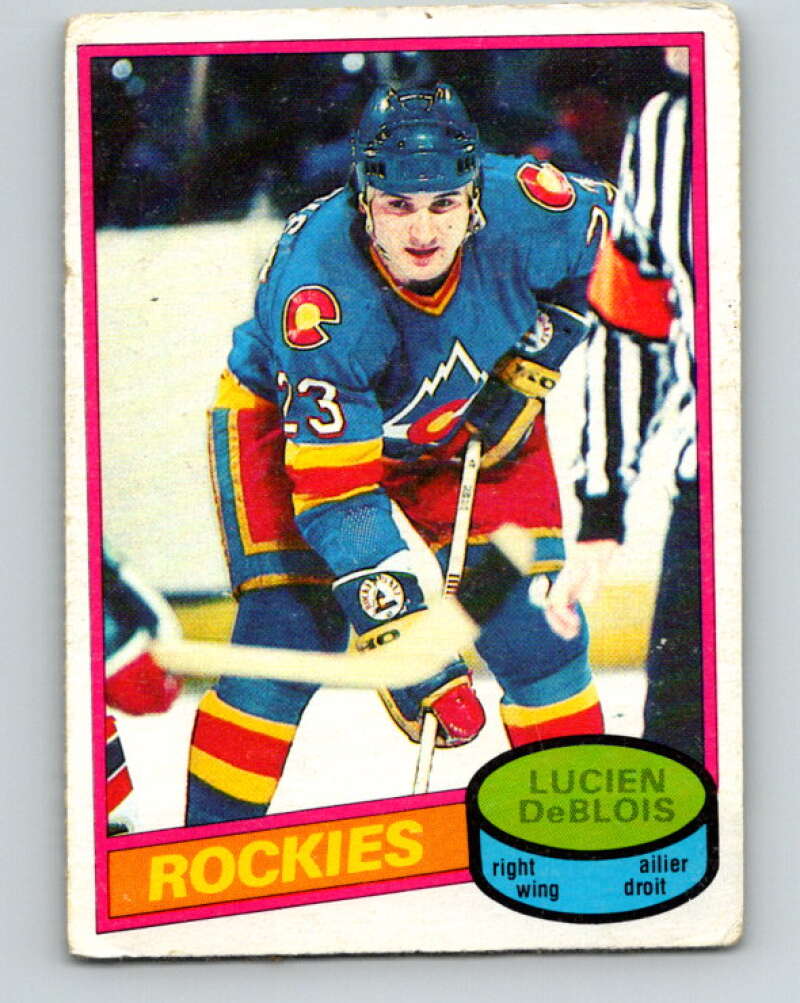 1980-81 O-Pee-Chee #146 Lucien DeBlois  Colorado Rockies  V38484