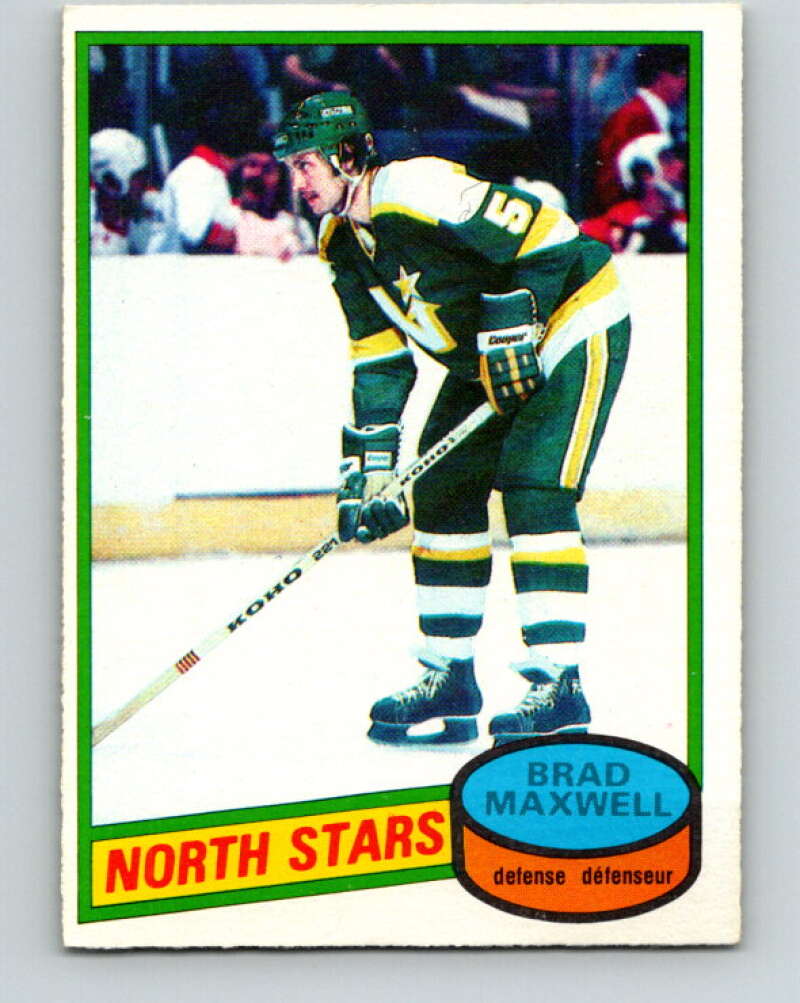 1980-81 O-Pee-Chee #152 Brad Maxwell  Minnesota North Stars  V38545