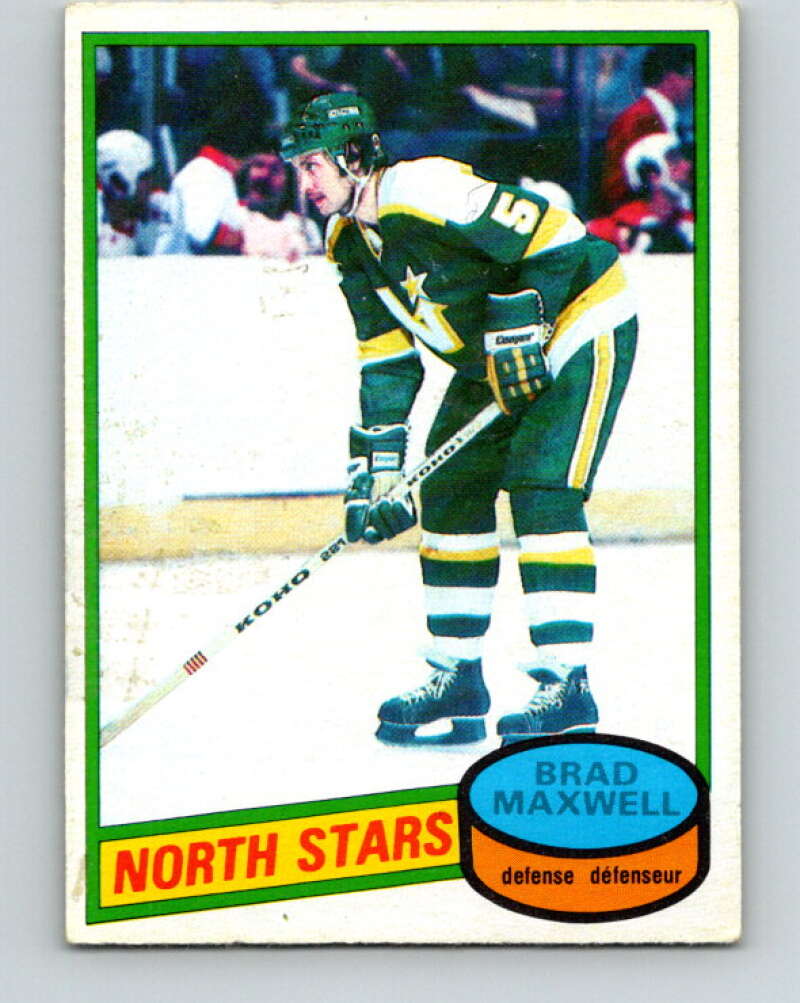 1980-81 O-Pee-Chee #152 Brad Maxwell  Minnesota North Stars  V38547