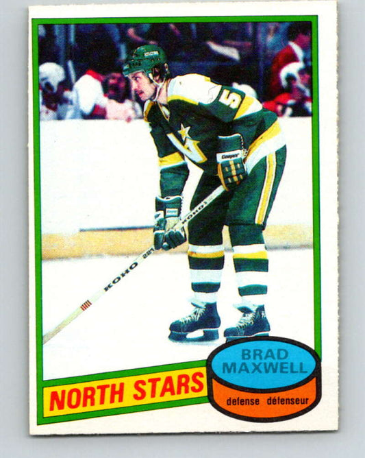 1980-81 O-Pee-Chee #152 Brad Maxwell  Minnesota North Stars  V38549