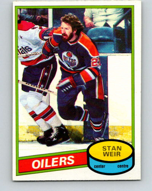 1980-81 O-Pee-Chee #153 Stan Weir  Edmonton Oilers  V38551