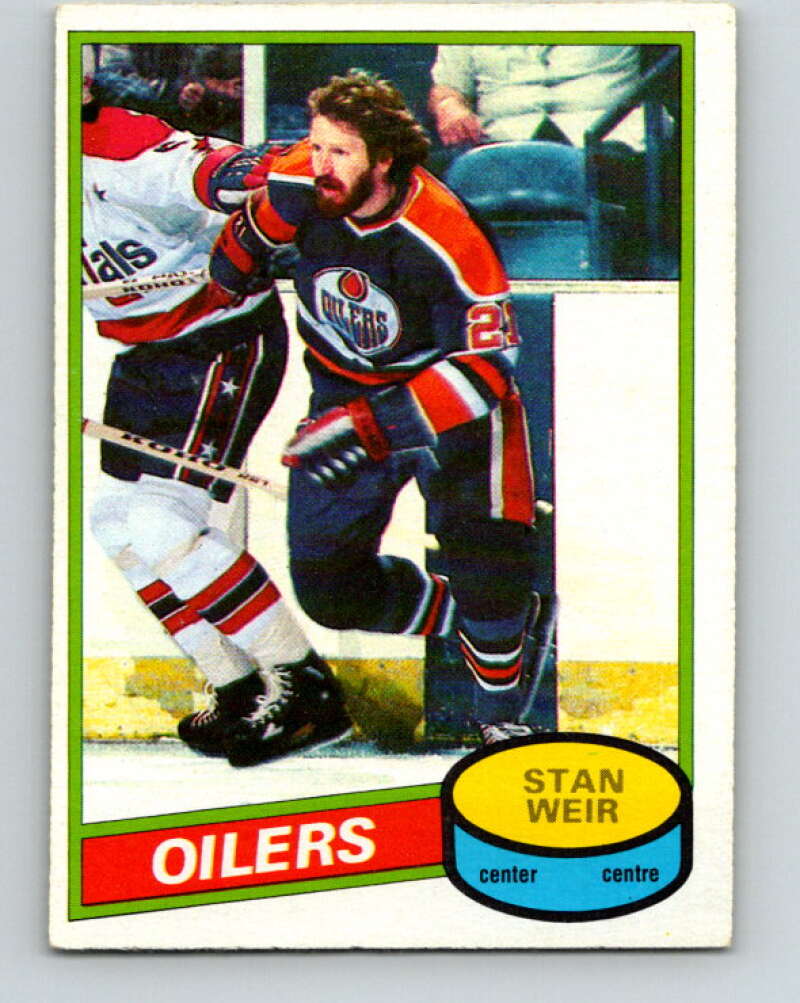 1980-81 O-Pee-Chee #153 Stan Weir  Edmonton Oilers  V38554