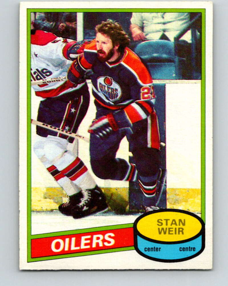 1980-81 O-Pee-Chee #153 Stan Weir  Edmonton Oilers  V38558