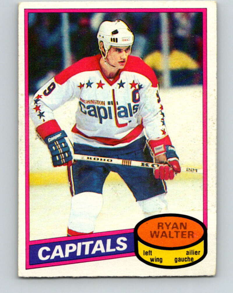 1980-81 O-Pee-Chee #154 Ryan Walter  Washington Capitals  V38563