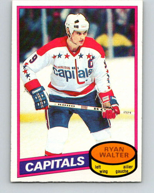 1980-81 O-Pee-Chee #154 Ryan Walter  Washington Capitals  V38564