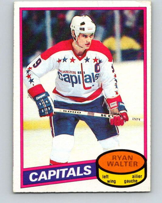 1980-81 O-Pee-Chee #154 Ryan Walter  Washington Capitals  V38566