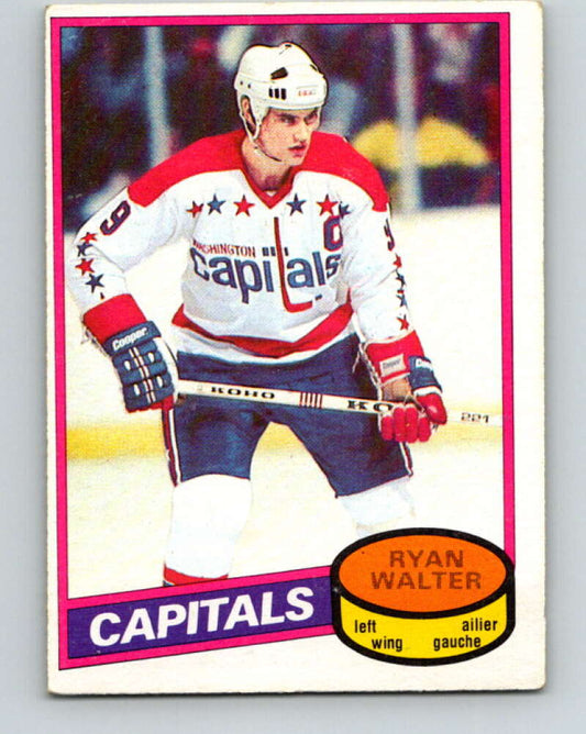 1980-81 O-Pee-Chee #154 Ryan Walter  Washington Capitals  V38568