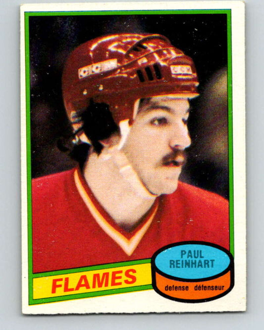 1980-81 O-Pee-Chee #157 Paul Reinhart  RC Rookie Calgary Flames  V38598