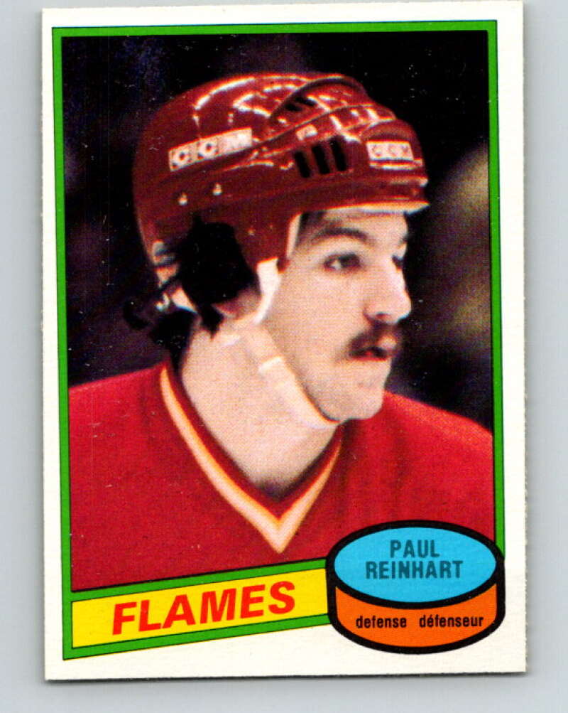 1980-81 O-Pee-Chee #157 Paul Reinhart  RC Rookie Calgary Flames  V38606