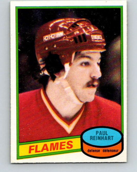 1980-81 O-Pee-Chee #157 Paul Reinhart  RC Rookie Calgary Flames  V38608