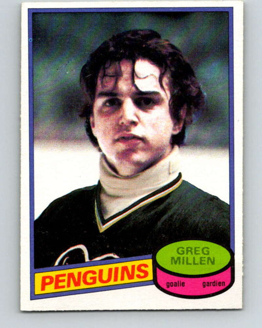 1980-81 O-Pee-Chee #158 Greg Millen  Pittsburgh Penguins  V38611