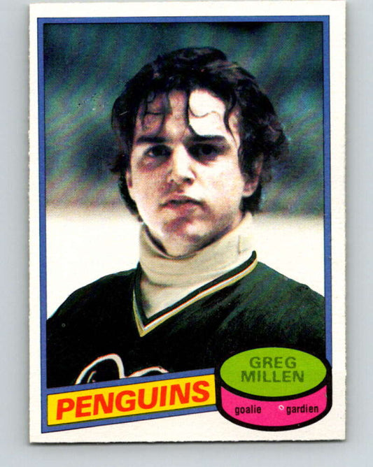 1980-81 O-Pee-Chee #158 Greg Millen  Pittsburgh Penguins  V38613