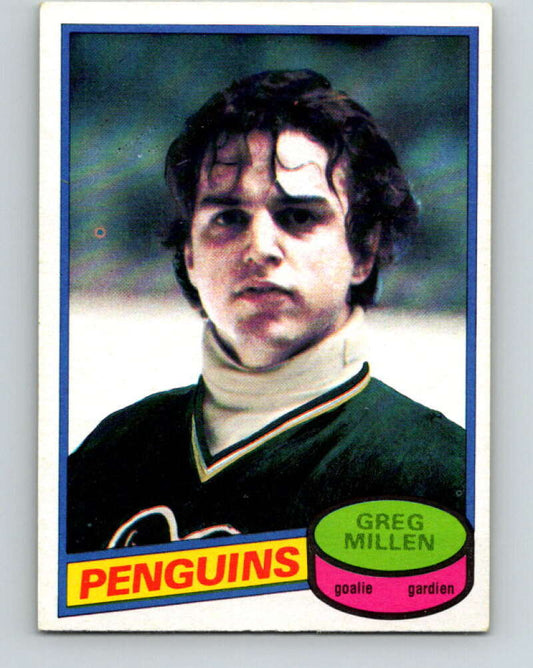 1980-81 O-Pee-Chee #158 Greg Millen  Pittsburgh Penguins  V38614