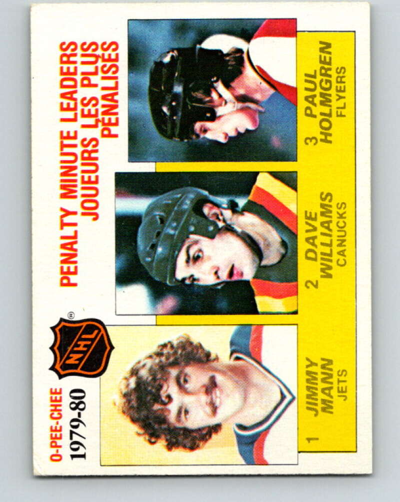 1980-81 O-Pee-Chee #164 Holmgren/Mann/Williams LL   V38651