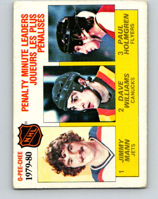 1980-81 O-Pee-Chee #164 Holmgren/Mann/Williams LL   V38654