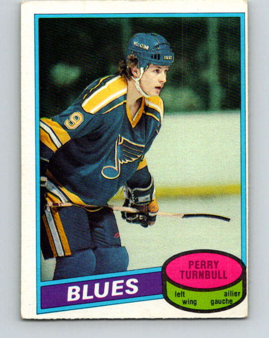 1980-81 O-Pee-Chee #169 Perry Turnbull  RC Rookie St. Louis Blues  V38698