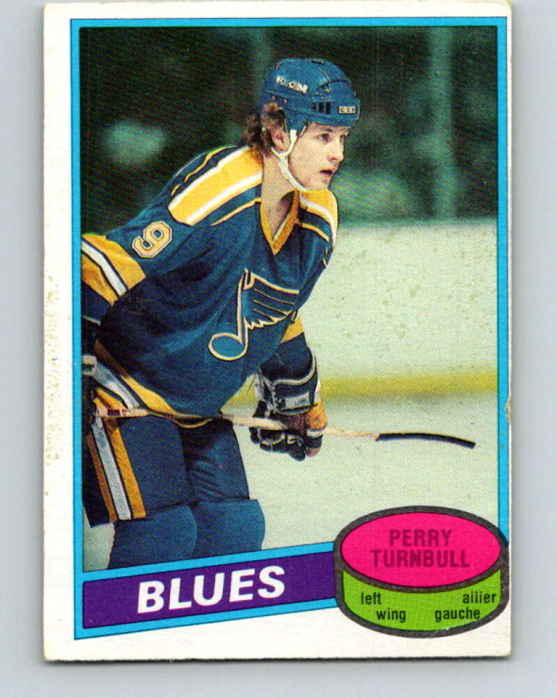 1980-81 O-Pee-Chee #169 Perry Turnbull  RC Rookie St. Louis Blues  V38700