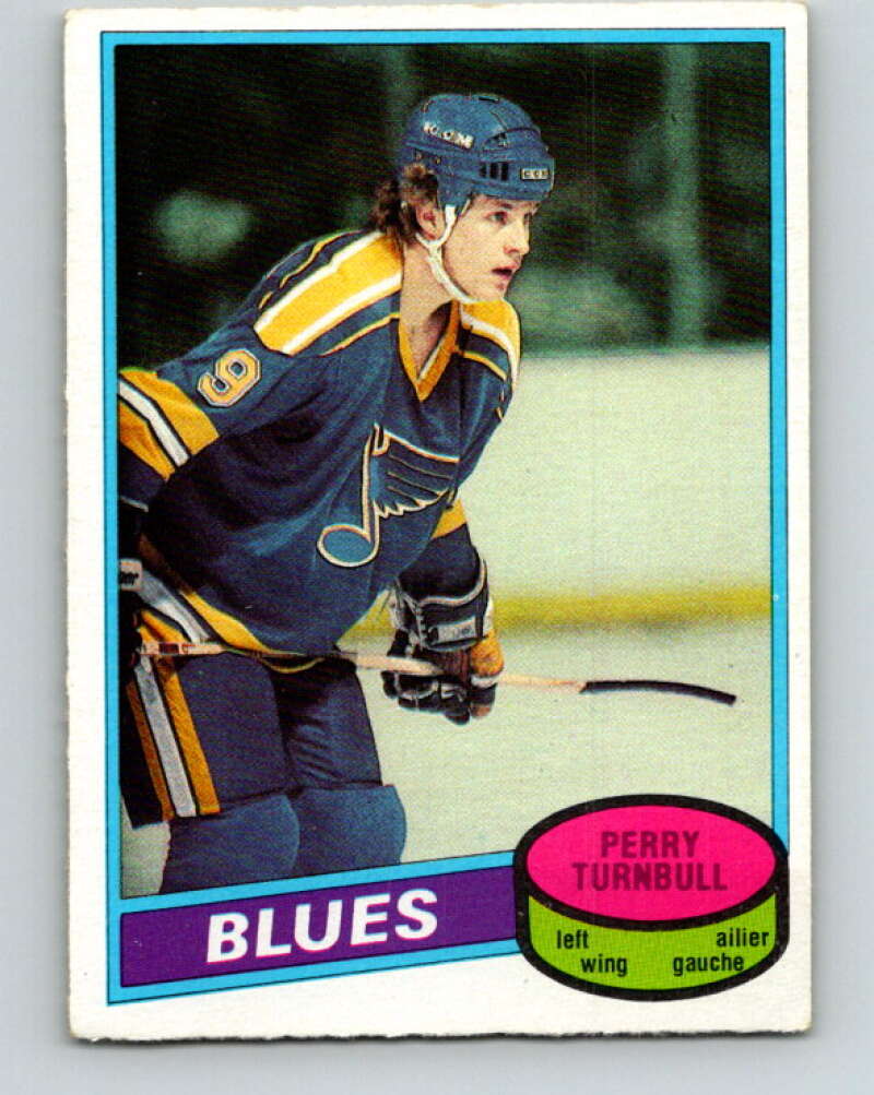 1980-81 O-Pee-Chee #169 Perry Turnbull  RC Rookie St. Louis Blues  V38702