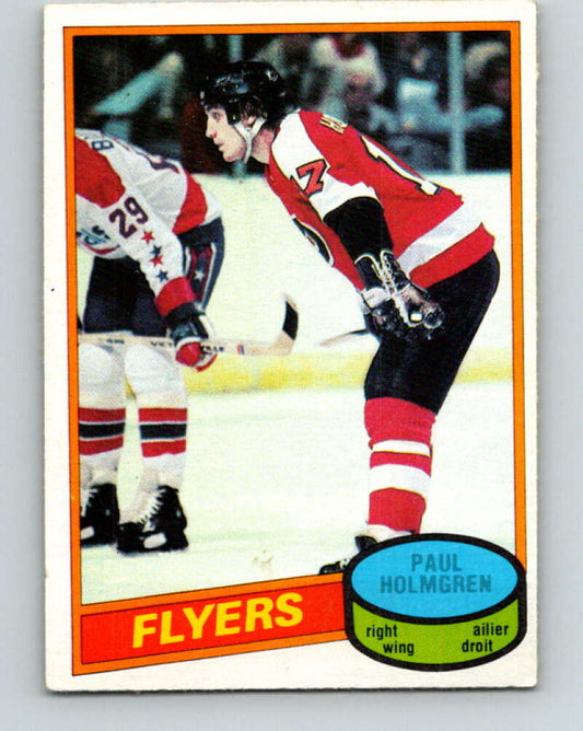 1980-81 O-Pee-Chee #172 Paul Holmgren  Philadelphia Flyers  V38725