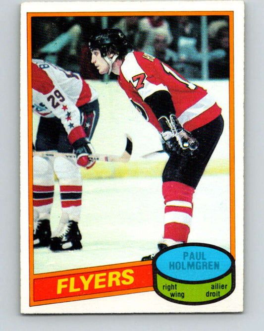 1980-81 O-Pee-Chee #172 Paul Holmgren  Philadelphia Flyers  V38729