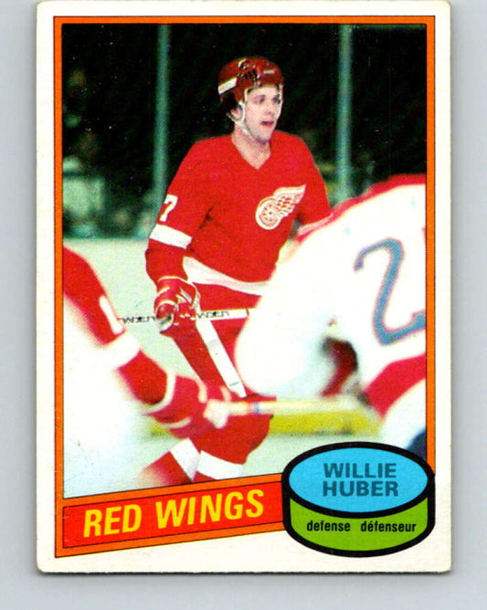 1980-81 O-Pee-Chee #173 Willie Huber  Detroit Red Wings  V38737