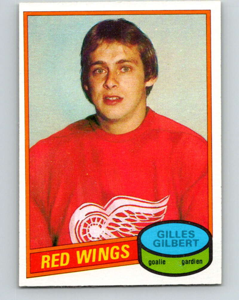 1980-81 O-Pee-Chee #175 Gilles Gilbert  Detroit Red Wings  V38749