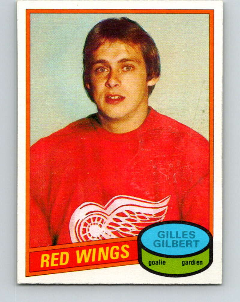 1980-81 O-Pee-Chee #175 Gilles Gilbert  Detroit Red Wings  V38750