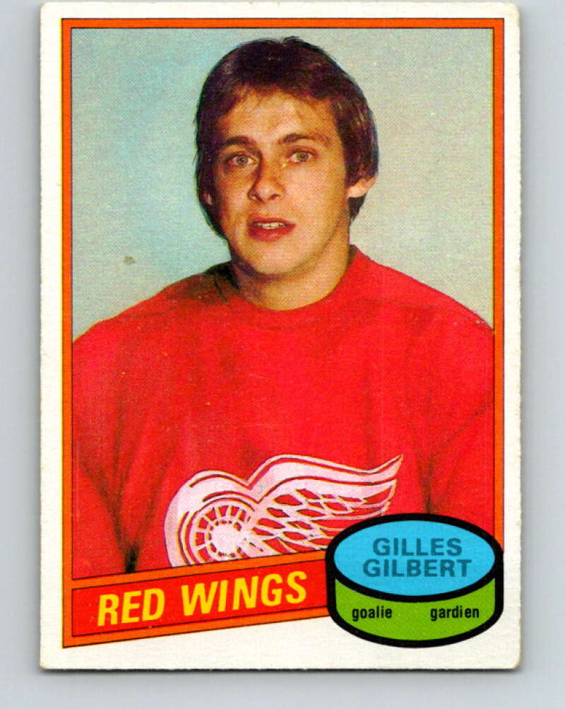 1980-81 O-Pee-Chee #175 Gilles Gilbert  Detroit Red Wings  V38757