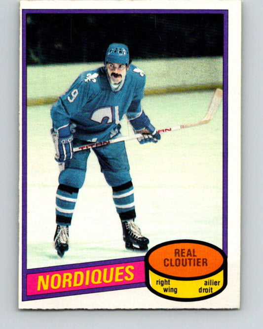 1980-81 O-Pee-Chee #178 Real Cloutier  Quebec Nordiques  V38787