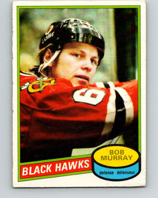 1980-81 O-Pee-Chee #181 Bob Murray  Chicago Blackhawks  V38824