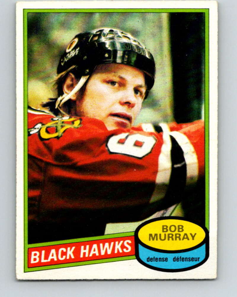 1980-81 O-Pee-Chee #181 Bob Murray  Chicago Blackhawks  V38826