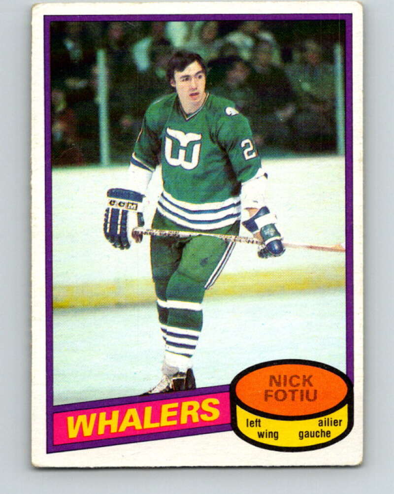 1980-81 O-Pee-Chee #184 Nick Fotiu  Hartford Whalers  V38845