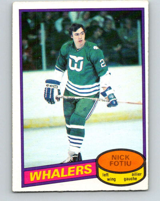 1980-81 O-Pee-Chee #184 Nick Fotiu  Hartford Whalers  V38847