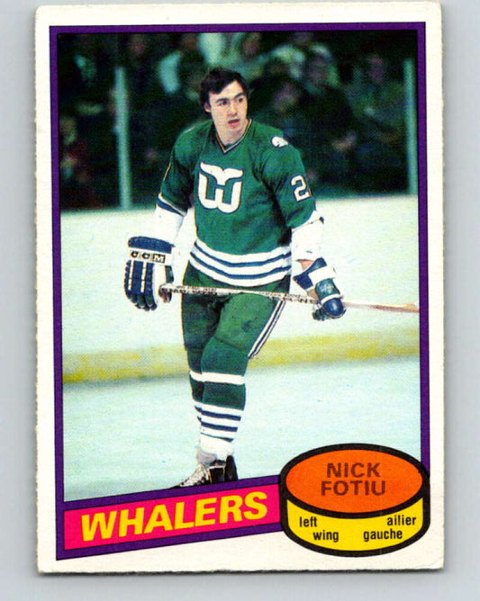 1980-81 O-Pee-Chee #184 Nick Fotiu  Hartford Whalers  V38848