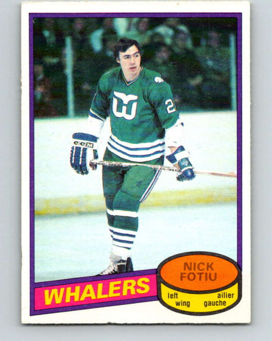 1980-81 O-Pee-Chee #184 Nick Fotiu  Hartford Whalers  V38852