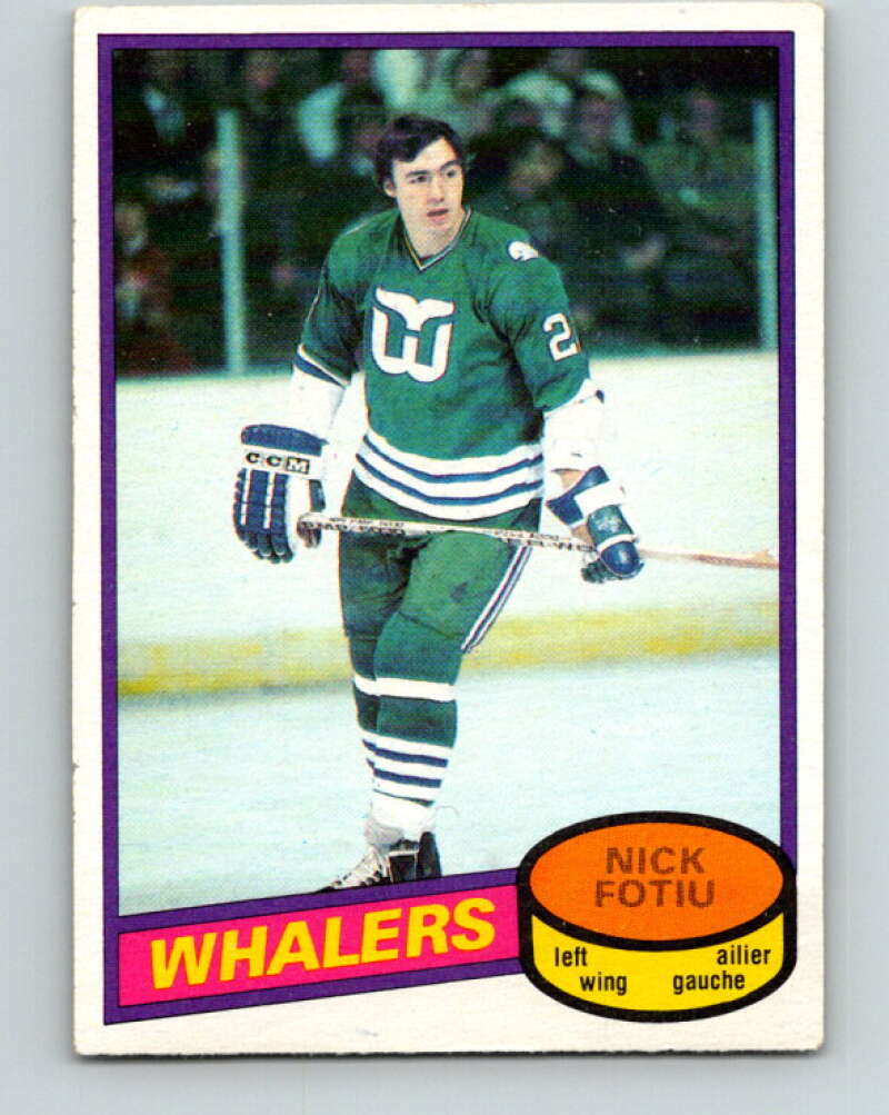 1980-81 O-Pee-Chee #184 Nick Fotiu  Hartford Whalers  V38853