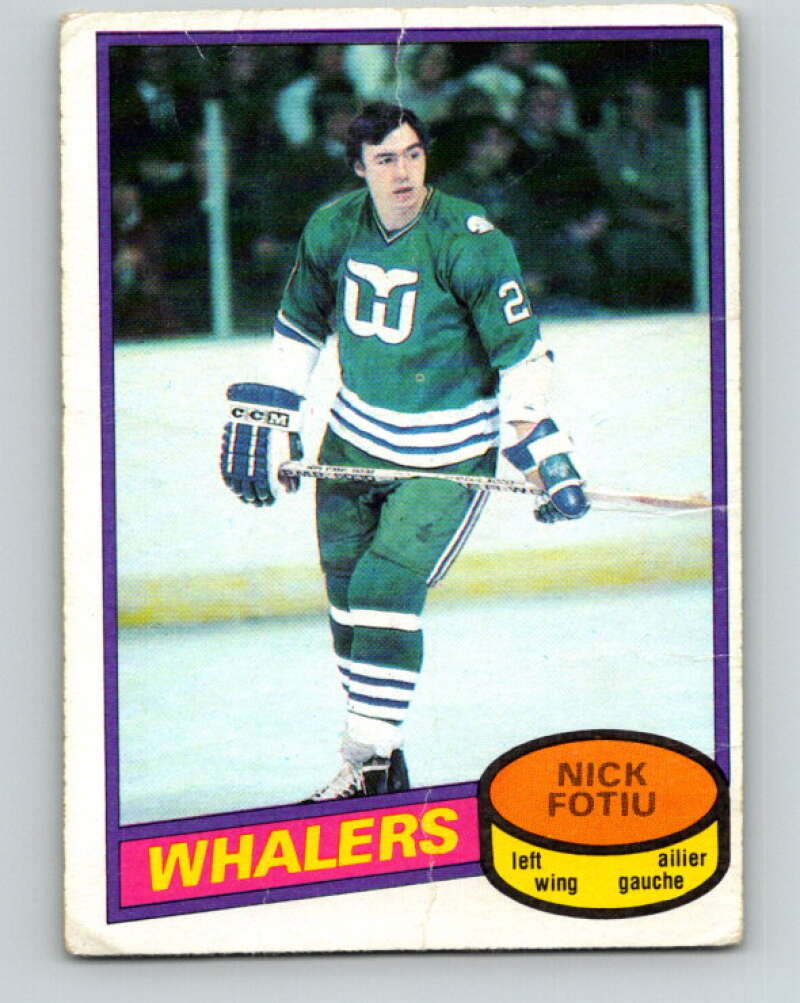 1980-81 O-Pee-Chee #184 Nick Fotiu  Hartford Whalers  V38855